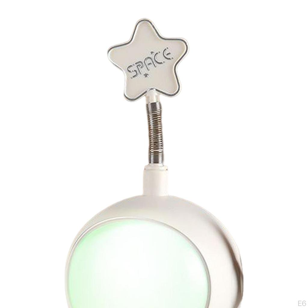 Astronaut Night Light USB Charging Girls LED for Home Reading Desk