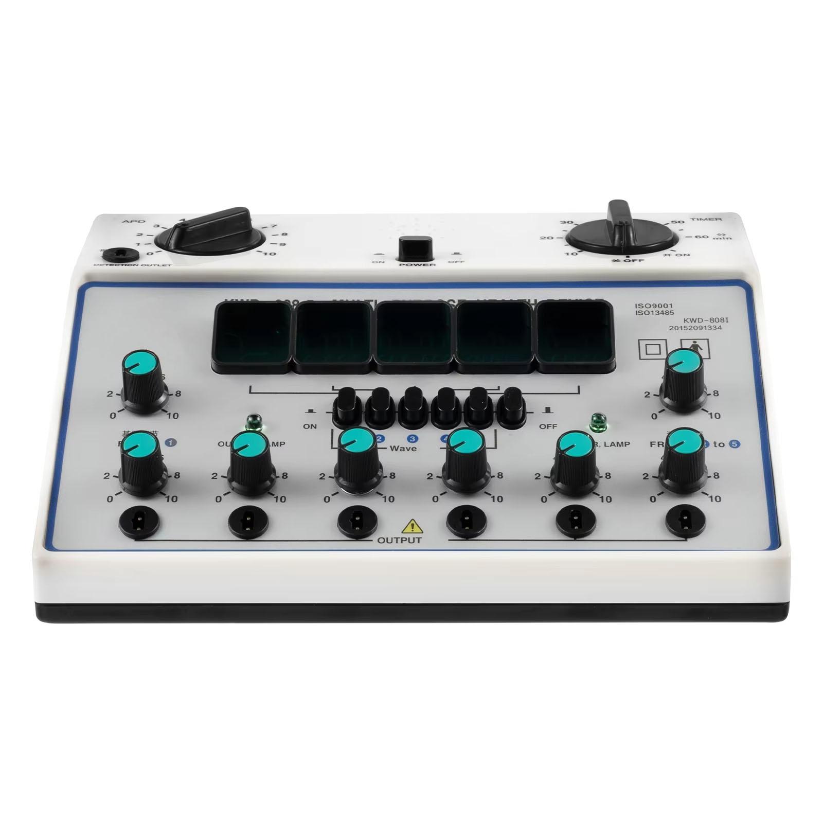 

KWD808-I Электроакупунктурный стимулятор, нервная и мышечная электроакупунктурная терапия, 6 выходов, массажер EMS 500-1060 гПа серебряный