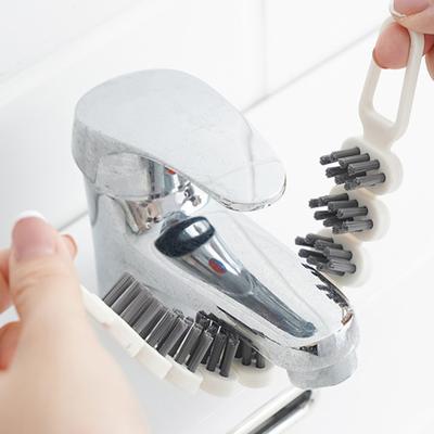 Cleaning Brush Faucet Crevice Tile Sink Brush with Soft Bendable Bristles Narrow Gap Cleaner Window Tracks Cleaning Tool
