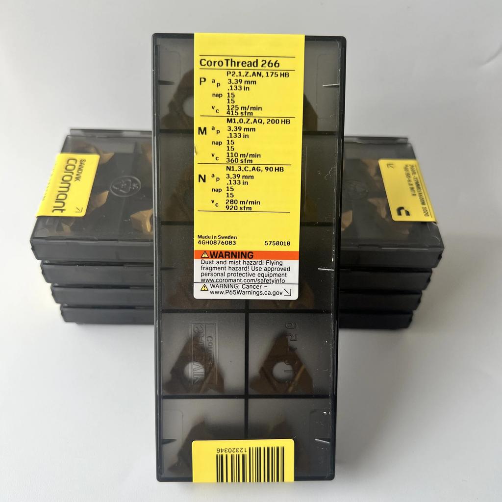 Sandvik / 266RL-22MM01A600M 1020 / Industrial Indexable Carbide Inserts 10 Pcs