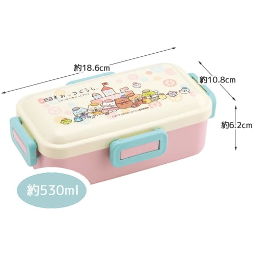 Skater Bento Box 530ml Movie Sumikko Gurashi 3 Antibacterial Fluffy Dome Lid for Women Made In Japan PFLB6AG-A