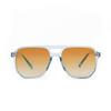 Glasses 2259 Square Double Beam Black Sunglasses Women'S Trendy Hong Kong Style Sunglasses
