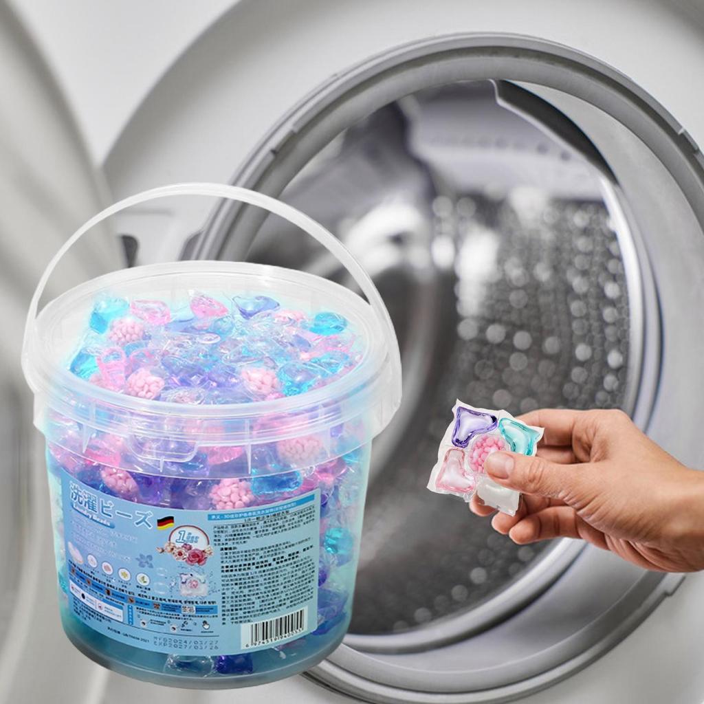Laundry Detergent Pods Deep Cleaning 40 Tablets Beads Laundry Pods for Washing Machine for Apartment Bathroom Home Dorm Room