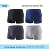 Caizhiyan Men's 40S Elastic Cotton Boxer Briefs 4-Pack