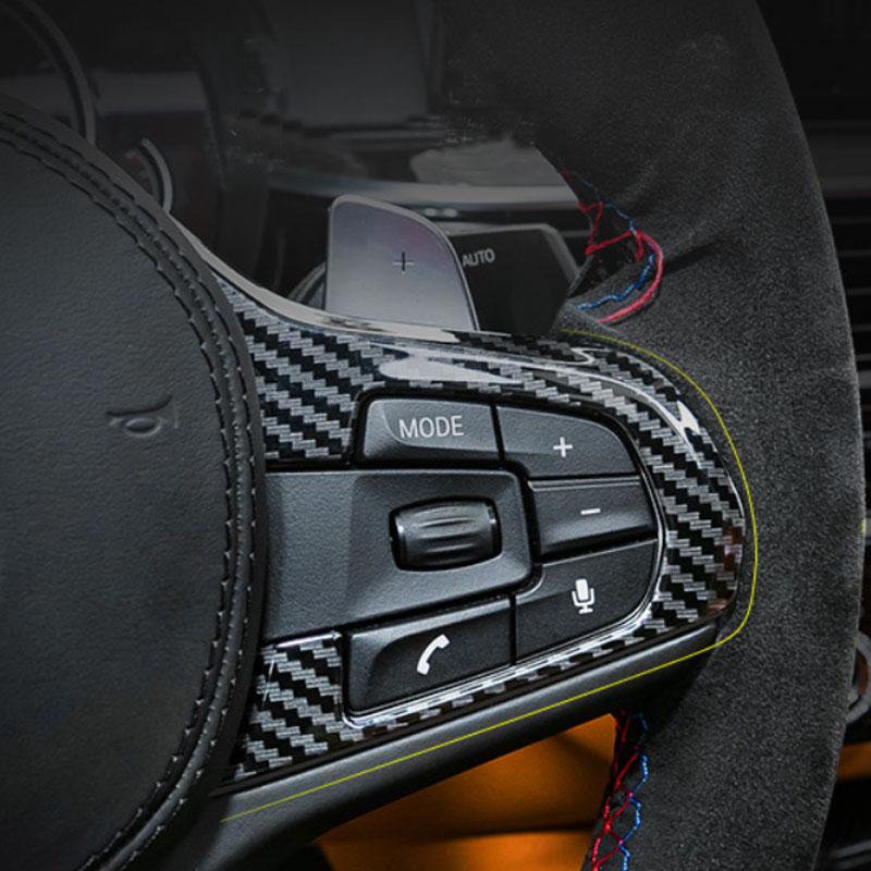 Moje dobré auto Pro BMW 18-21 Nová řada 5 Nové X3 Řada 3 G20 G28 GT Volant Třpytivá úprava interiéru M Sport