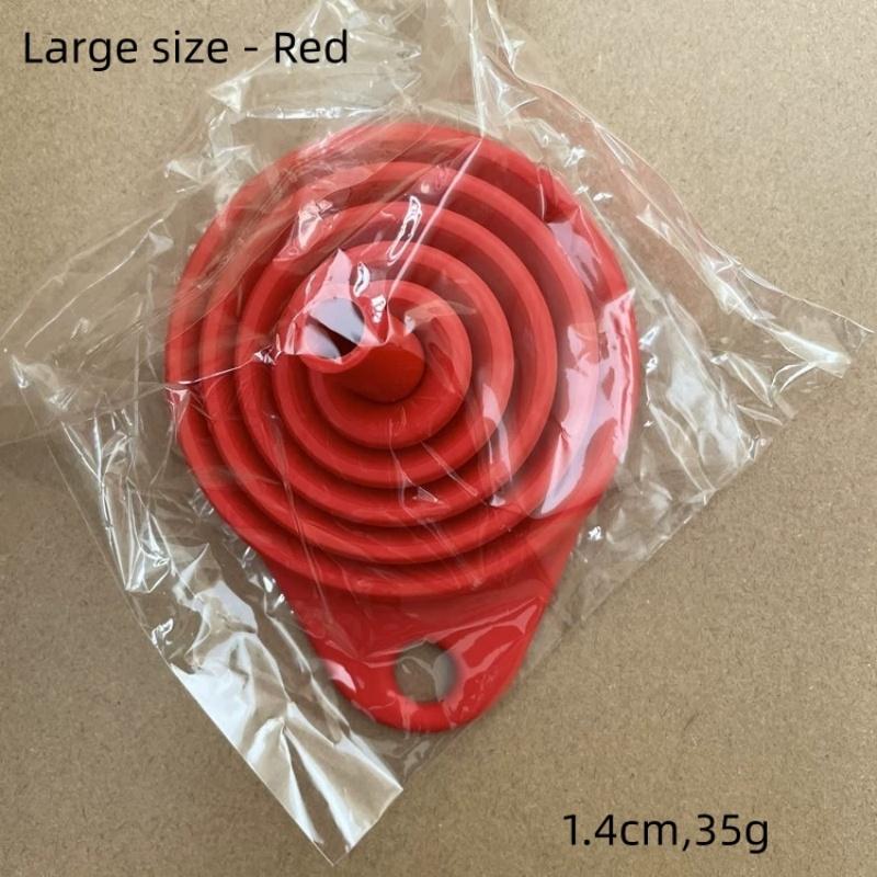 1/3/5/10 pcs S L Folding Silicone Funnel for Filling Bottles Kitchen Silicone Funnel Collapsible Kitchen Gadgets Oil Filler
