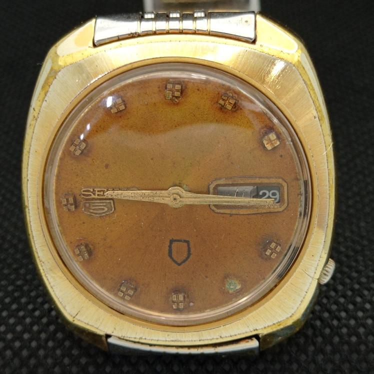 RELOJ VINTAGE USADO SEIKO 5 AUTOMÁTICO 6119B JAPÓN PARA HOMBRE ESFERA ORIGINAL a415324-2 SKU621c-a415324