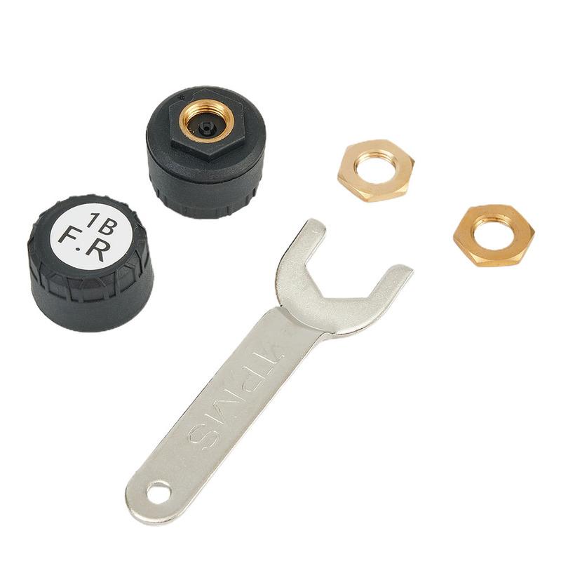Motorcycle Blue-tooth Tire Pressure Sensor TPMS Blue-tooth Tires Pressure Monitor System External Wheel Pressure Sensor Kit