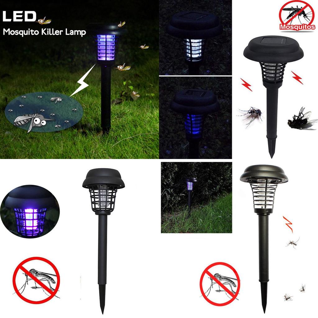 Solar Energy Mosquito Lamp With Super-bright Led Uv Light For Outdoor Lawn