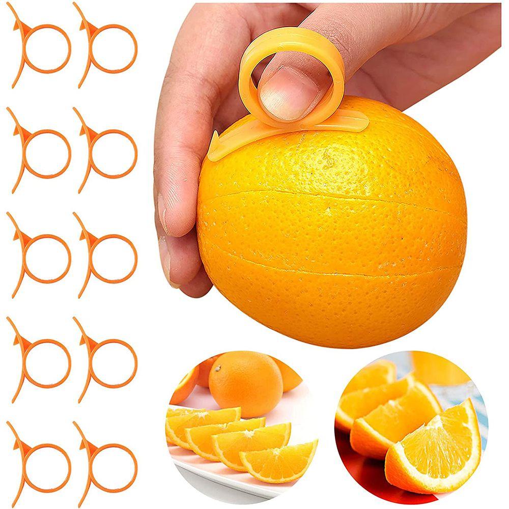 10Pcs Plastic Fruit Skin Remover Lemon/Citrus/Orange Opener Peeler Slicer 10Pcs Plastic Fruit Skin Remover Lemon/Citrus/Orange Opener Peeler Slicer
