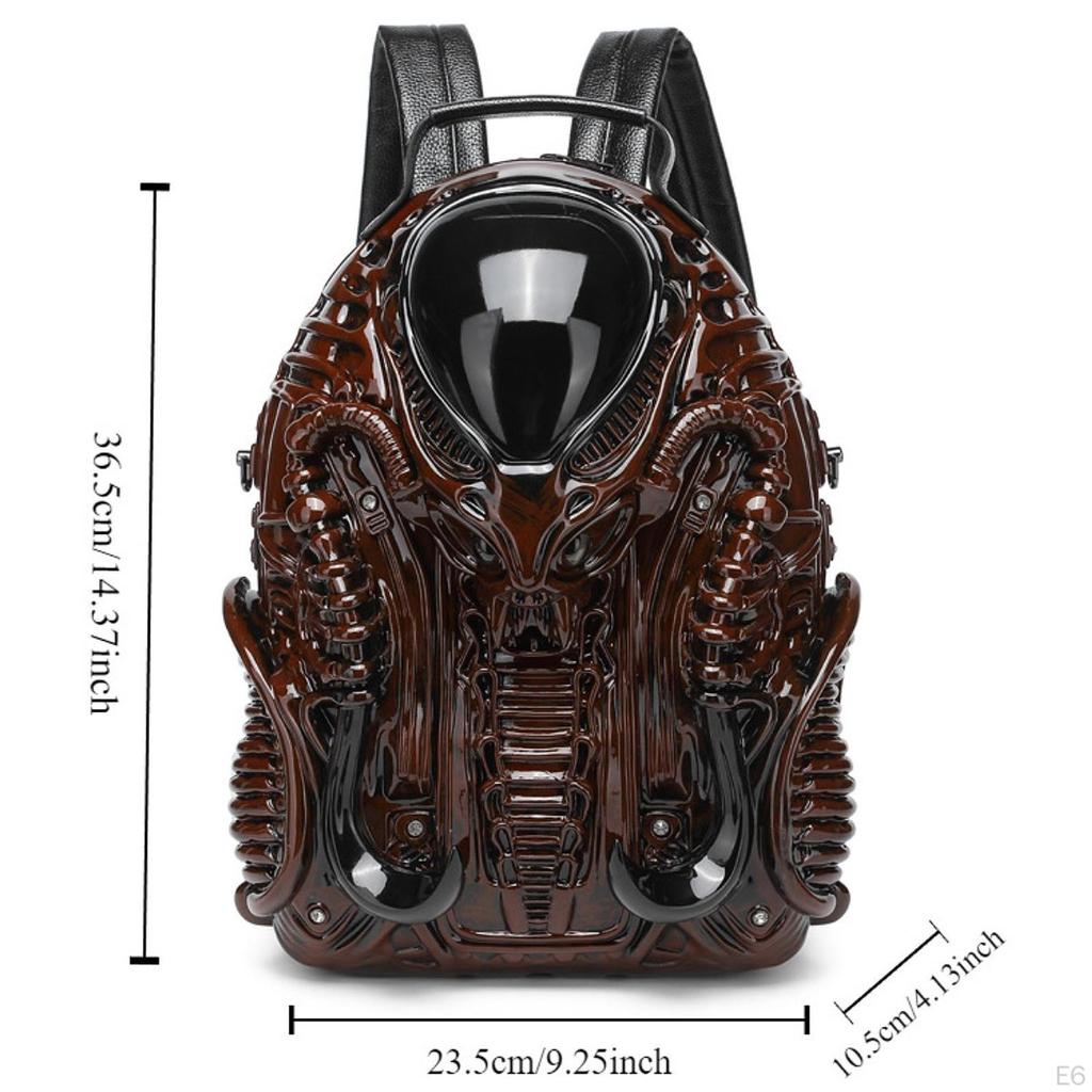 3D batoh Xenomorph Shape Organizer pro párty, cestování, randění, dojíždění