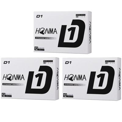 Honma Golf HONMA Ball D1 Ball 3 Dozen Set 3 Dozen White (36 Pieces)