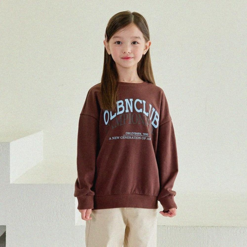 

Свитшот с логотипом Olivan Lattering Коричневый Braun/160