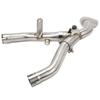 Motorcycle Exhaust Middle Link Pipe Strong Power Control Stainless Steel Fit For R850R 2004‑2007