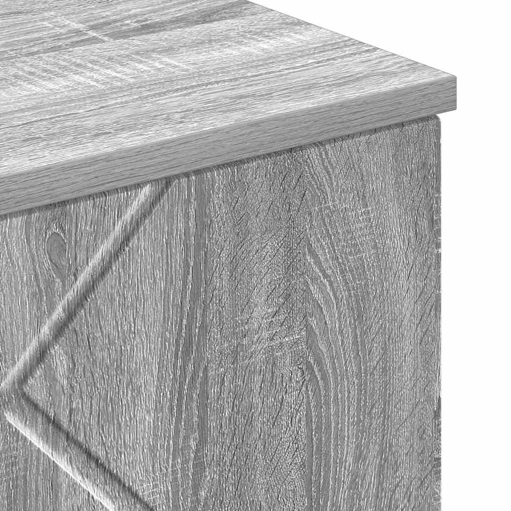 Bathroom Wall Mounted Cabinet Grey Sonoma 30 x 31.5 x 61 cm