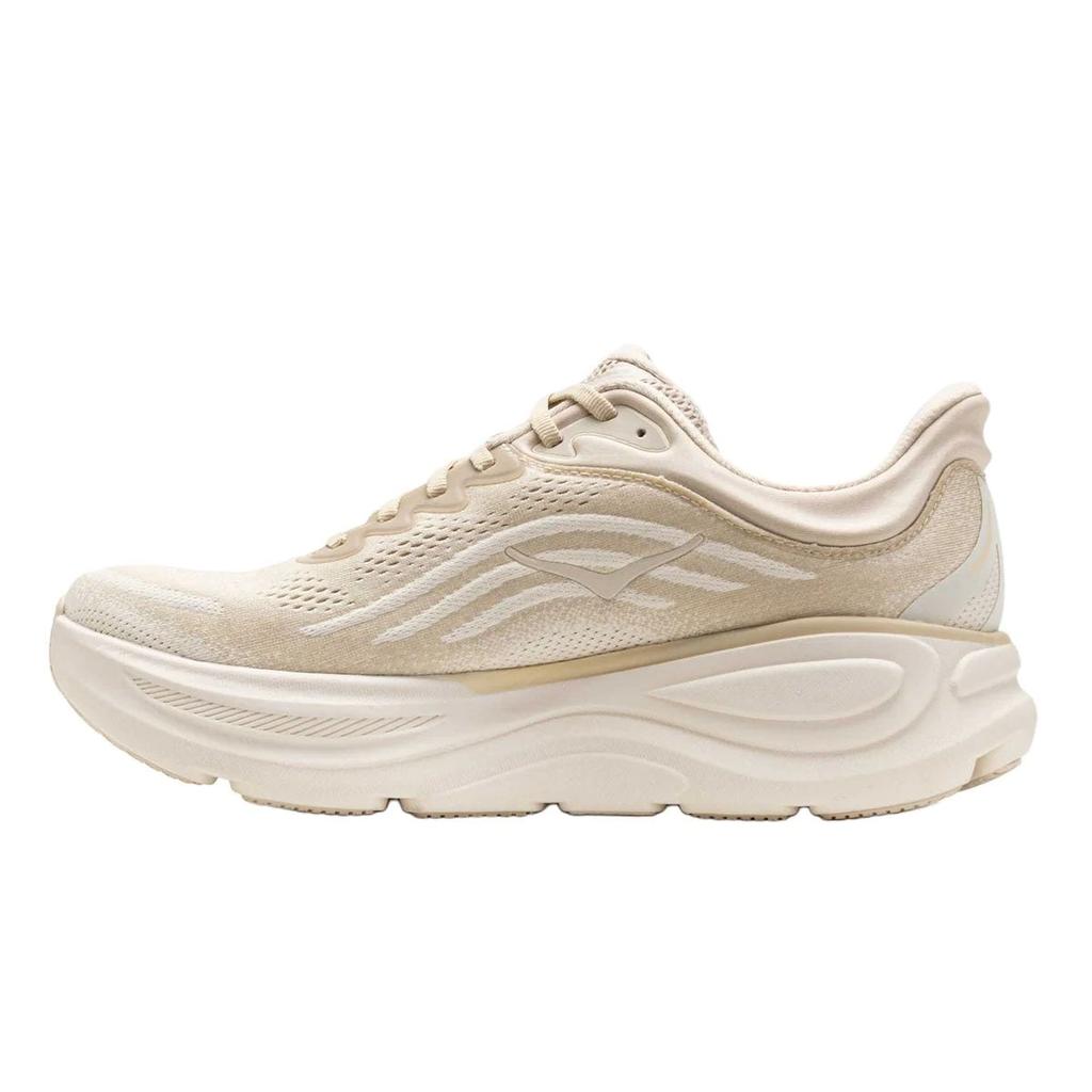 HOKA One One Bondi 9 Low Top Long Distance Running Shoes Men's Beige 1162011-OLTM