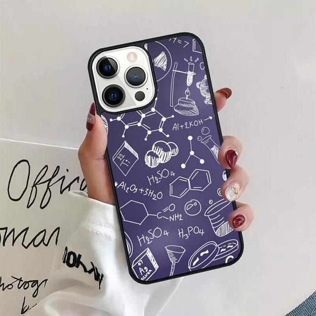 Science Chemistry Formulas Phone Case Cover For iPhone 17 Air 15 16 14 13 11 12 Pro Max Max Plus Back Coque shell