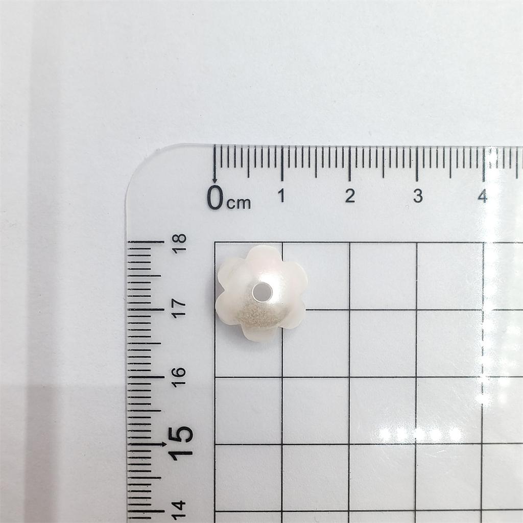 Schmuckherstellung ABS Imitationsperlen Schmetterling Blume DIY Für Anhänger Halskette Armband Lose Perlen Weiße Perlen Strukturierte Perlen