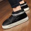 FashionWinter Men Snow Boots Outdoor Plush Warm Ankle Boots Men Down Waterproof High Top Home Men Cotton Shoes Non-Slip Outdoor