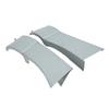 Pair Mudguard Repair Sheet Set Left Right Metal High Accuracy Heavy Duty for Automobile