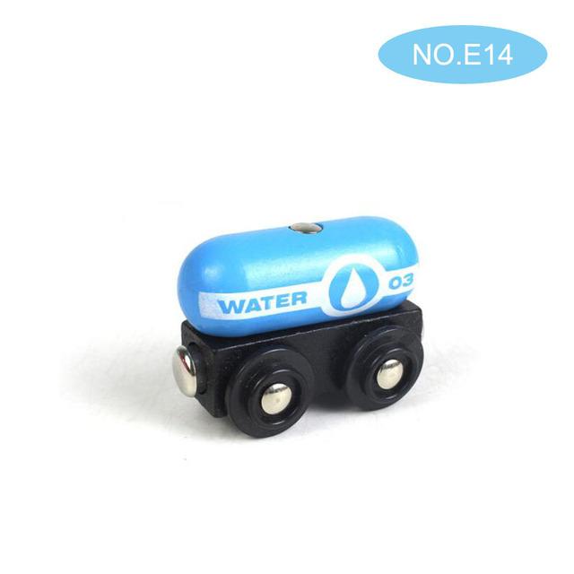 Small Wooden Scene Car Toys Magnetic Train Toy Truck Fit All Kinds Wooden Railway Train Track Children Gifts