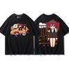 2026 New Anime Kasane Teto Cosplay Printed Short Sleeves TShirt Casual Tee Fashion Shirts Versatile in Summer Birthday Gifts