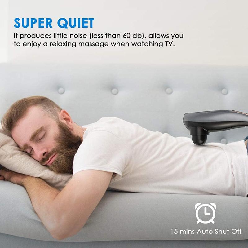 6 in 1 Electric Neck Massage Hammer Massage Back Relax Multifunction Cervical Vertebra Roller Massage Stick