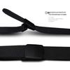 JEVI Men's Metal-Free Automatic Buckle Canvas Belt