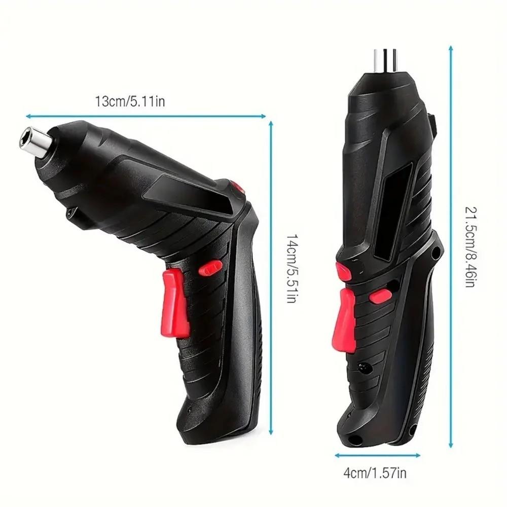 Powerful Impact Electric Screw Driver Set Rotating Handle Cordless Screwdriver  DIY Repairs