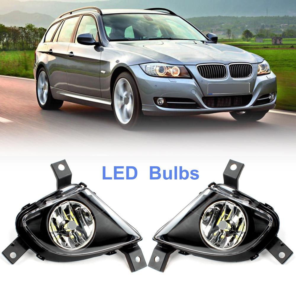 Fog Lamp With LED Bulbs For BMW E90 E91 328i 335i 2009 2010 2011 Car Front Bumper Fog Light Driving Light63177199893 63177199894