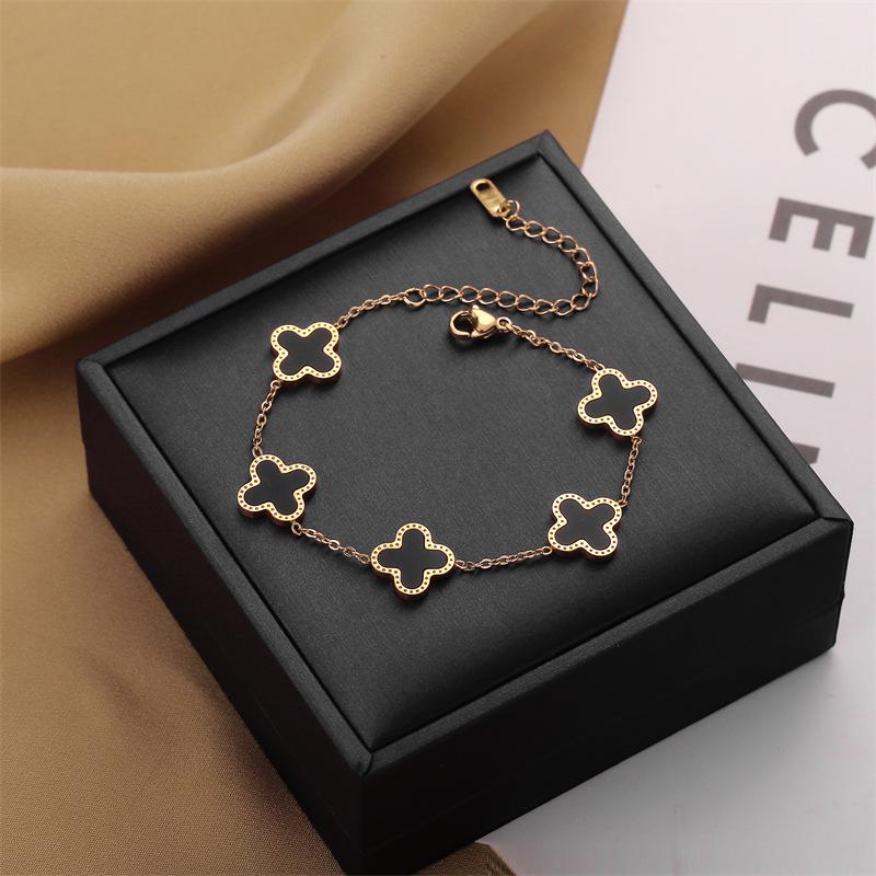 Koreanisches Dongdaemun Titanstahl Damenmode Armband - Edelstahl, High-End, Grenzüberschreitendes Design.