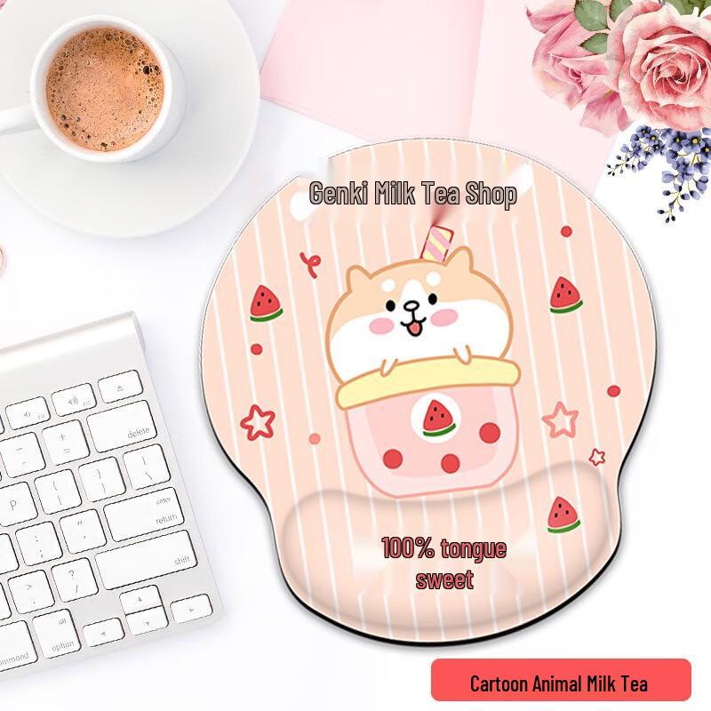 Fumaide Silicone Mouse Pad with Ergonomic Wrist Rest