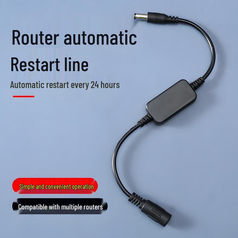 

Network Assistant: Scheduled Router and Modem Reboot Controller 4th Gen Smart Reboot Cable - Black, Pack of 1