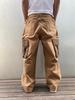 Bieseulaebis Work Wide Fit Heavy Cargo Pants Brown