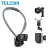 TELESIN Hurtigudløser Silikone Halsmontering Magnetisk Hold til GoPro Hero Insta360 DJI Osmo Action Action Kamera Tilbehør