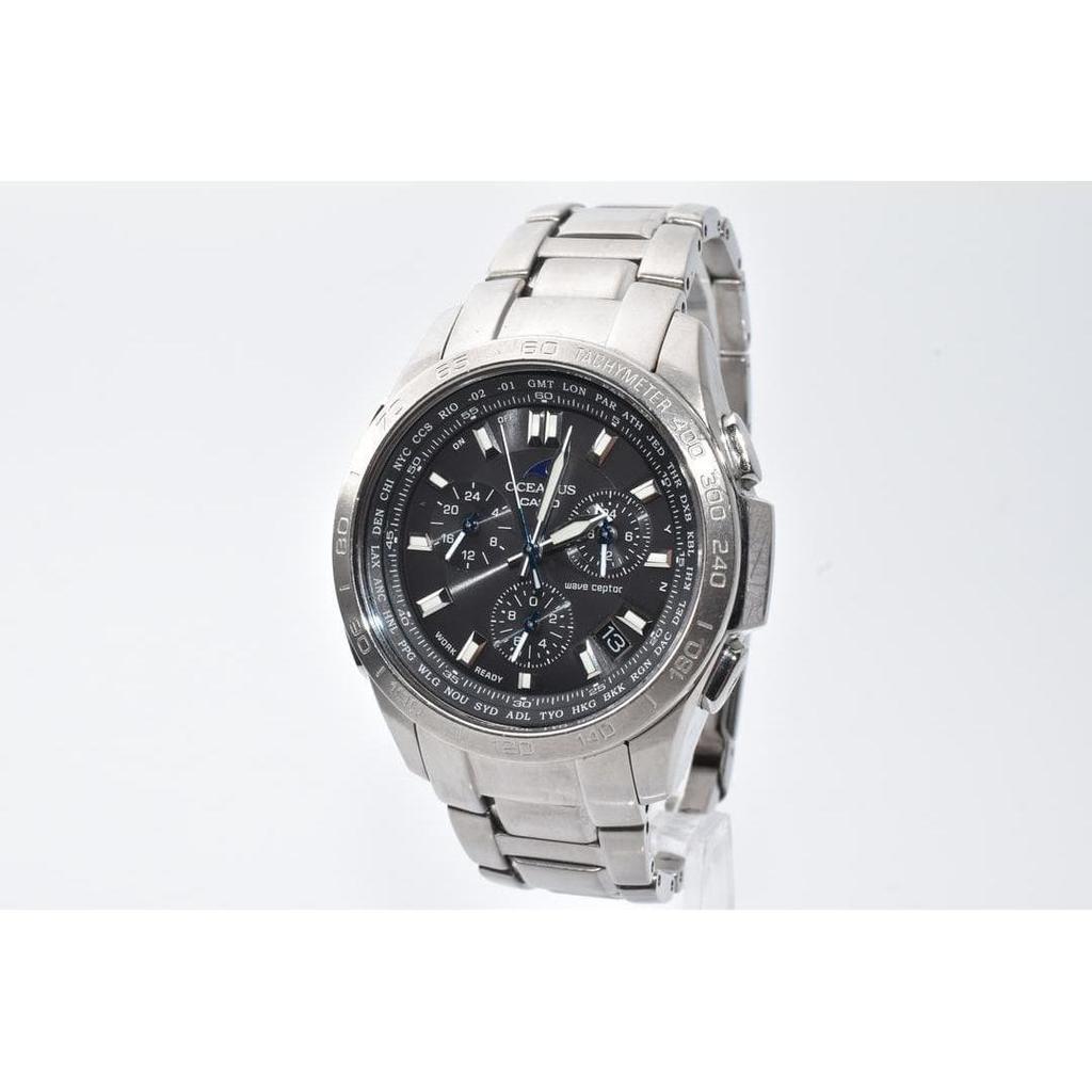Used CASIO OCEANUS OCW-600 Radio-controlled Solar Men's Watch