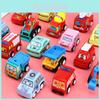Childrens Pull Back Fire Truck And Engineering Vehicle Set With Cartoon Animal Design For Boys Playroom