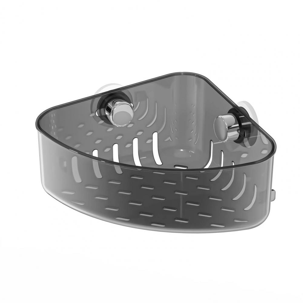 Suction Cup Sponge Holder Sink Organizer Kitchen Sink Caddy Organizer with Strong Load-bearing Suction Cup Capacity