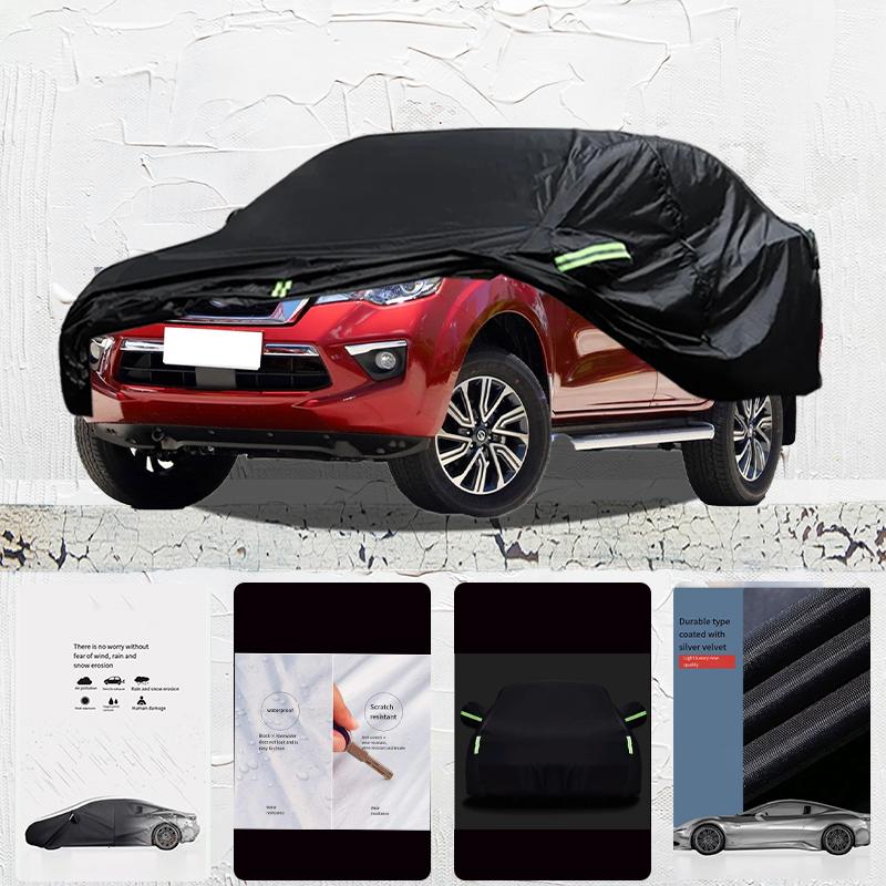 For Nissan Terra Anti-UV Sun Shade Rain Snow Resistant Dustproof Black Cover Car Umbrella Full Car Cover Outdoor Protection