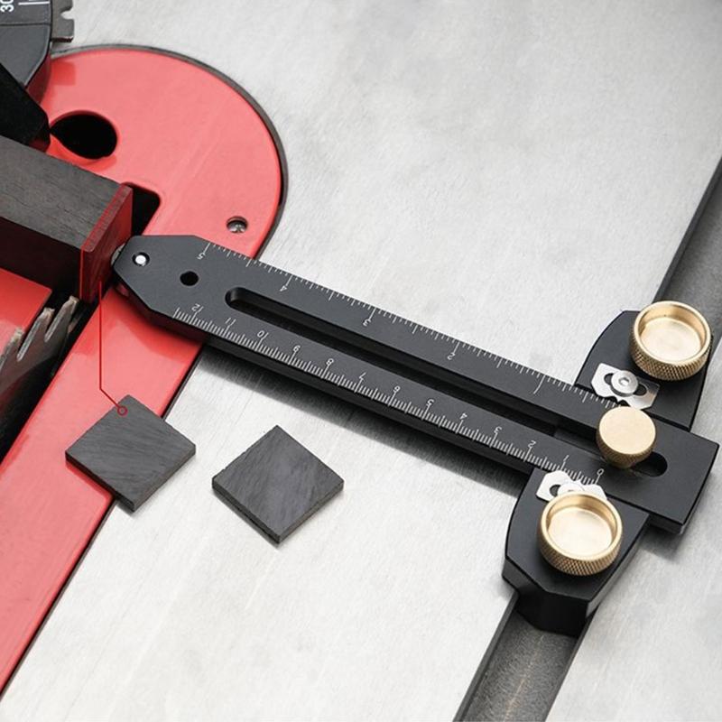 MachineryAlignment System with Dial Indicator,Aluminum Precisions Dial Indicator Quick Adjustment Setups Table Saw Gauges