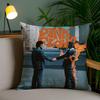 Band P-PinK FloydE Kissenbezug Sofa Kurzer Plüsch Beidseitiger HD-Druck Zimmer Zuhause Büro Geschenk Kissenbezug