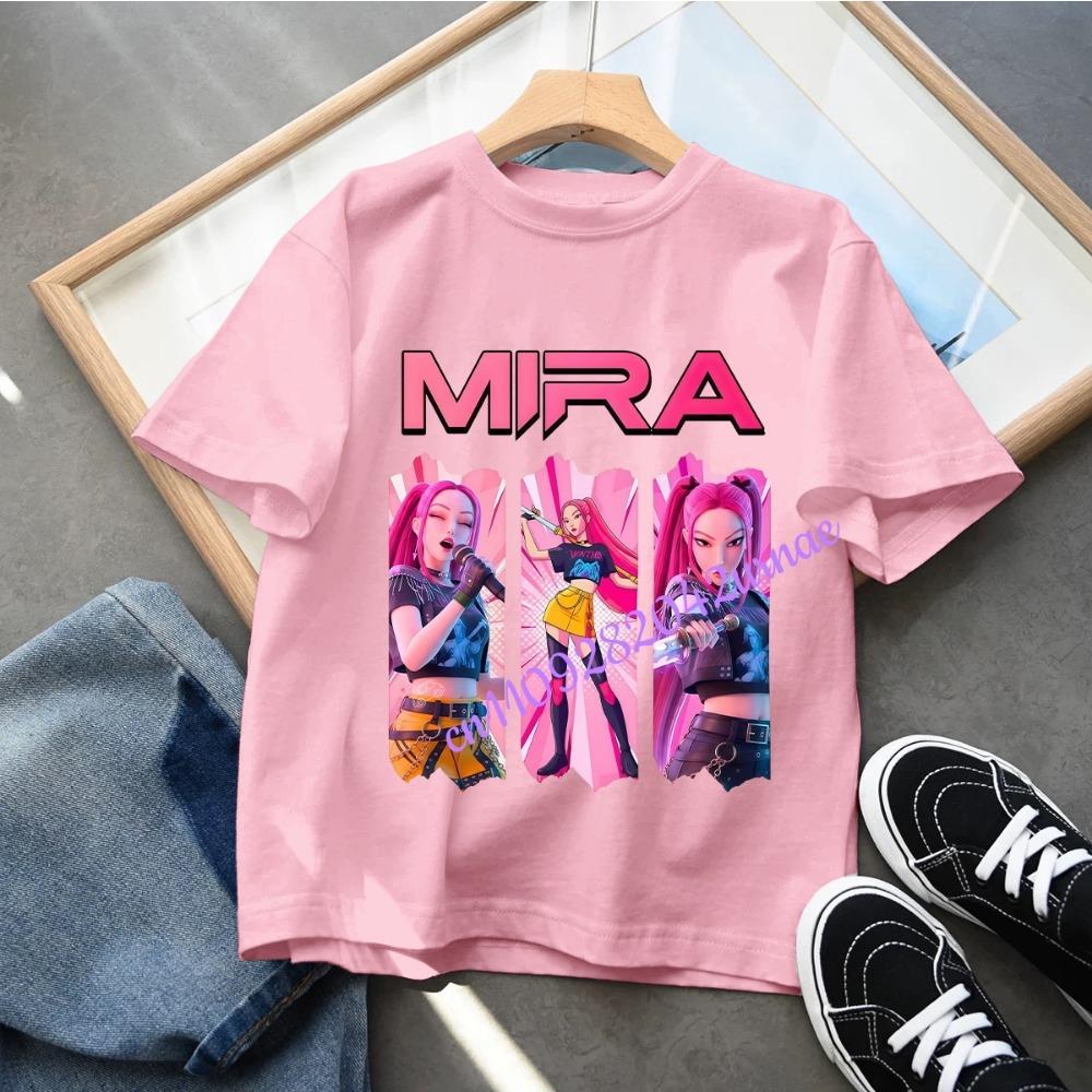 Baby Girls T Shirt Children's Clothing KPop Demon Hunters Fans Gifts Kids Clothes Fashion Casual Tops