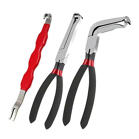 1/2/3Pcs Automotive Electrical Terminal Connector Separator Removal Tool 2-in-1 Multi-Functional Straight Bent Head Electrical Disconnect Pliers