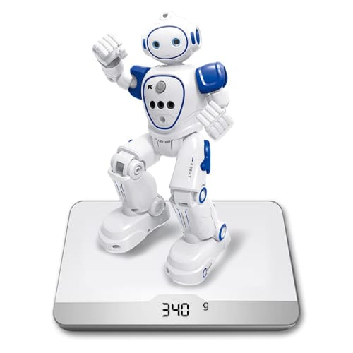 Smart Robot Toy for Kids, Multifunctional, Rechargeable - iKing ai Robot for Kids, Programmable Robot, Moving Toy, Musical Demo, LED, RC Robot, Gestur