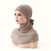 Muslim Fashion Woman Soft Hijabs Scarf Shawl Plain Cotton Jersey Scarves Turban Women Long Shawls Head Wrap Headband Abaya