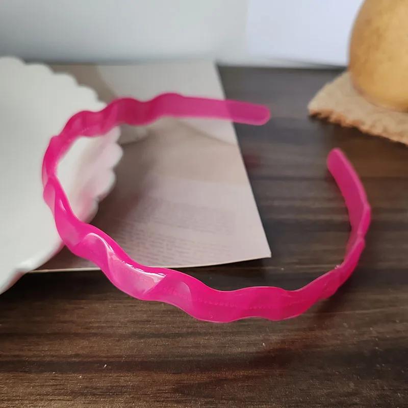 

1,2 см Широкие Однотонные Конфетные Желейные Разноцветные Повязки на Голову для Женщин Девочек Винтажная Оправа для Вечеринки Подарок Резинки для Волос Аксессуары