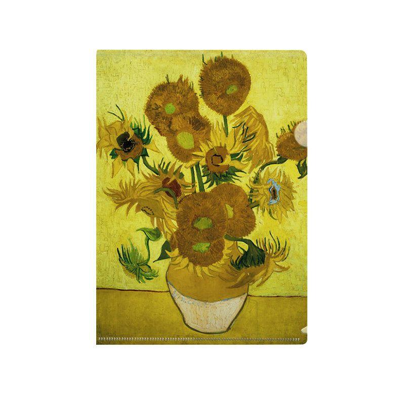 Folder National Style Van Gogh Monet Artsy Renaissance Oil Painting