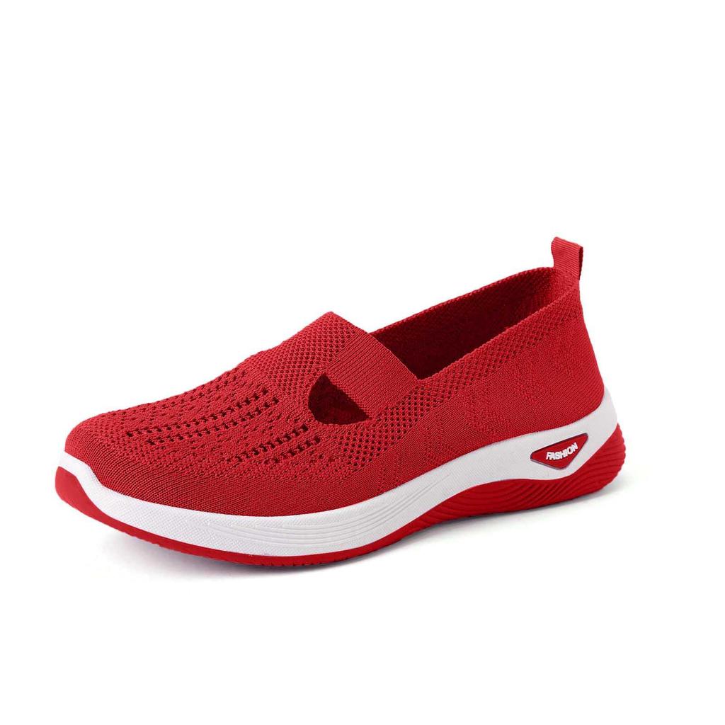 Women's 2025 Autumn Breathable Old Beijing Cloth Shoes for Middle-aged and Elderly - Large Size