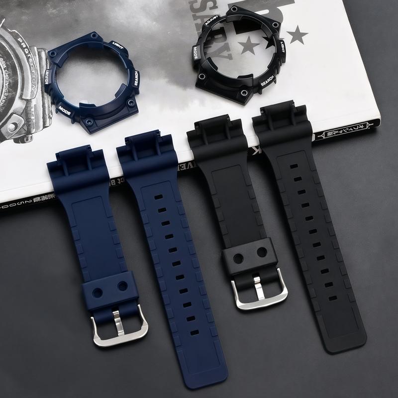 Reimveske for Casio G-Shock AQ-S810 Menn Kvinner Erstatning Matt Gummi Silikon Klokkereim Armbånd