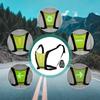 LED Flashing Bike Vest LED Direction Indicator Flashing Vest Vest for Cycle At Night LED Light Up Vest for Night Cycle Warning High Visi